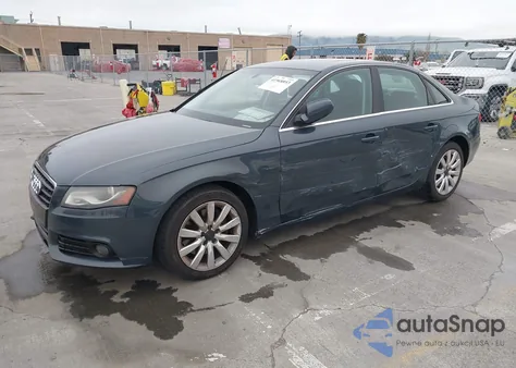 2010 Audi A4 2.0T Premium from USA, damaged, VIN WAUEFAFL5AN008852